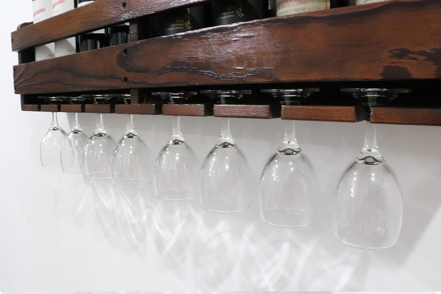 JRLinco Wine Rack, Weinglashalter, Weinregal an der Wand, Weinglas