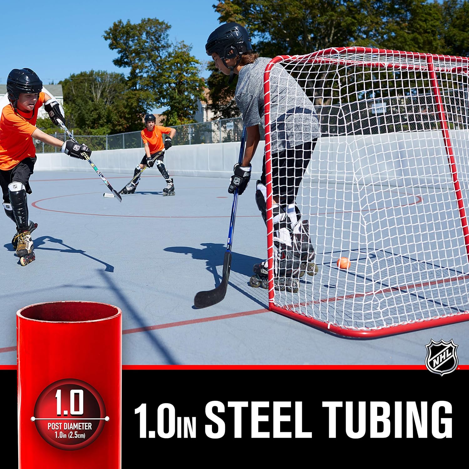 Franklin Sports Street Hockey Goal - Steel Street Hockey Net - All Weather Durable Outdoor Goal - 54" : Sports & Outdoors
