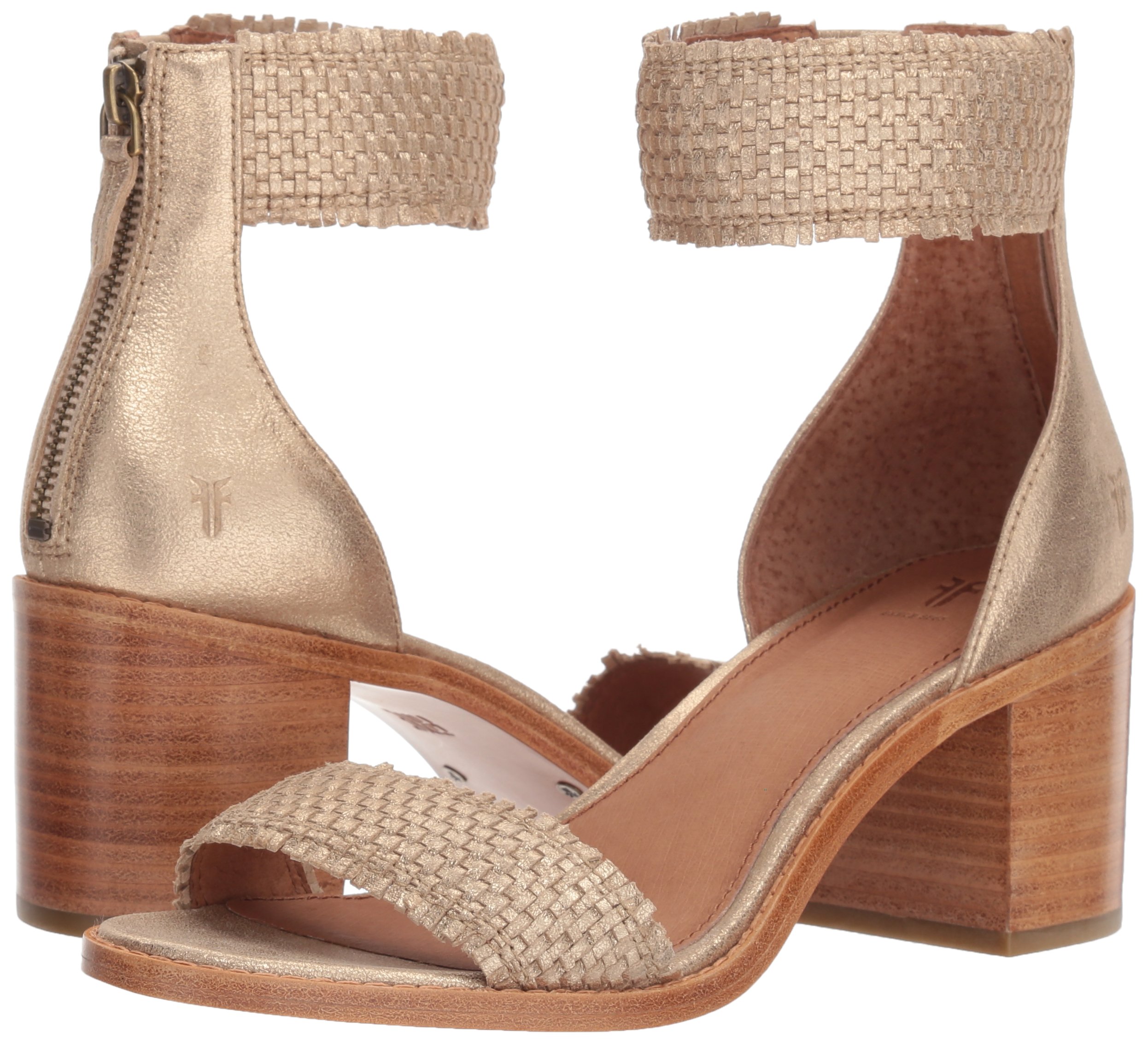 frye bianca woven back zip