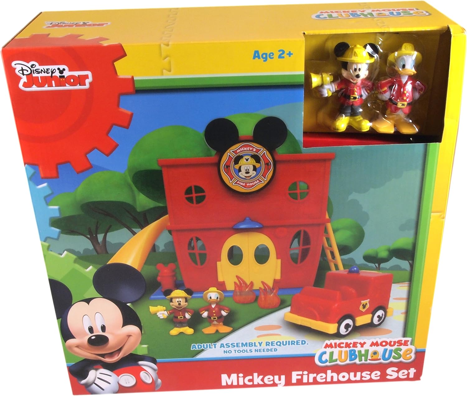 mickey firehouse playset