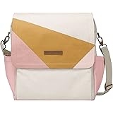 Petunia Pickle Bottom Boxy Backpark Baby Changing Bag with Changing Mat, Wipes Case and Stroller Hooks - Birch Macaron