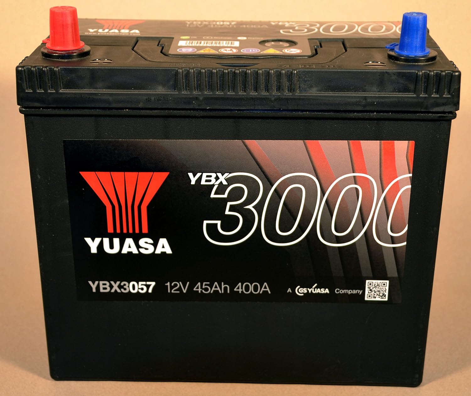 Yuasa YBX3057 12V 45Ah 400CCA Sealed Maintenance Free High Performance Car Battery, Altro, 238 mm x 129 mm x 225 mm - Image 3