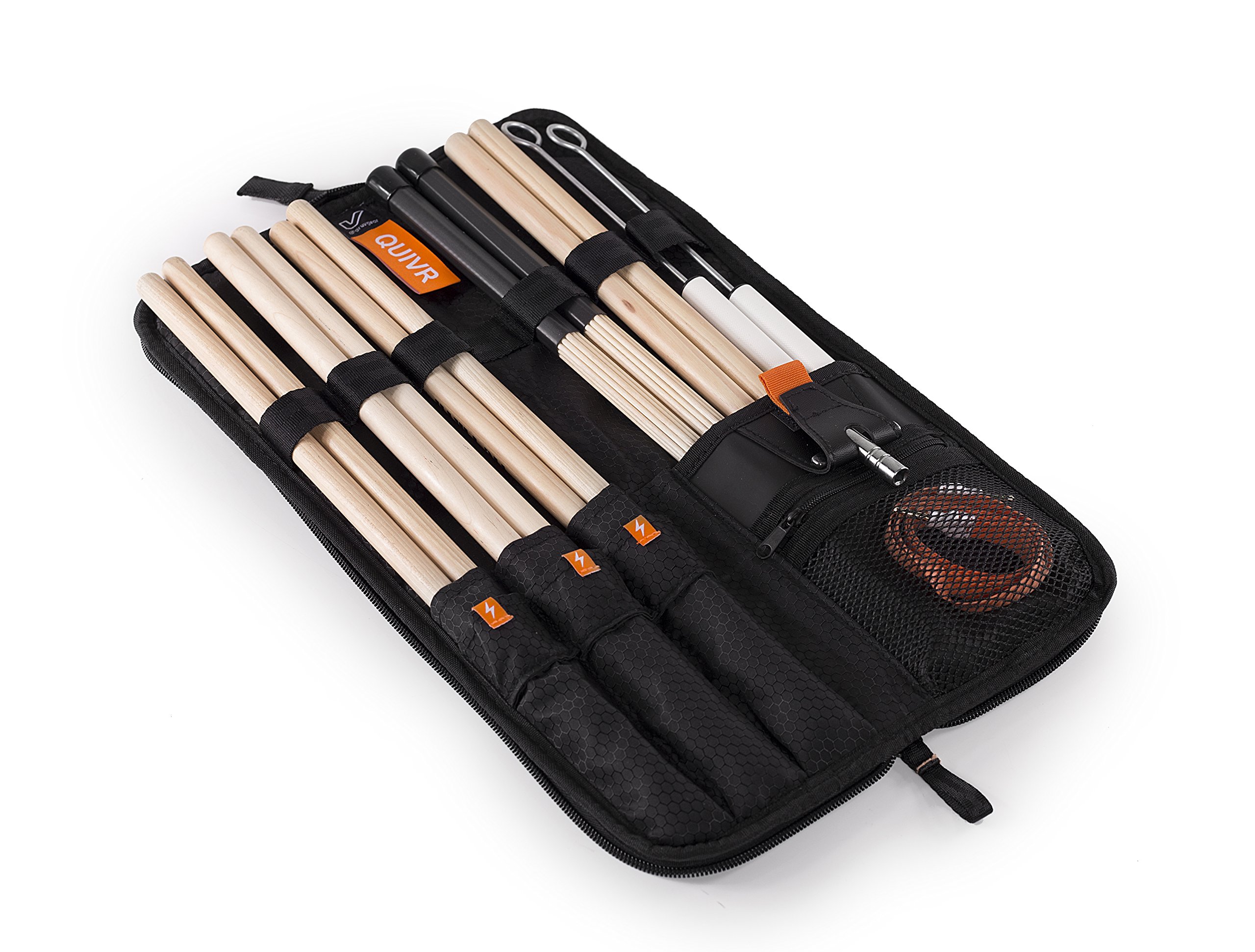 Gruv Gear QUIVR Drumstick Bag, Black Best Music Bags