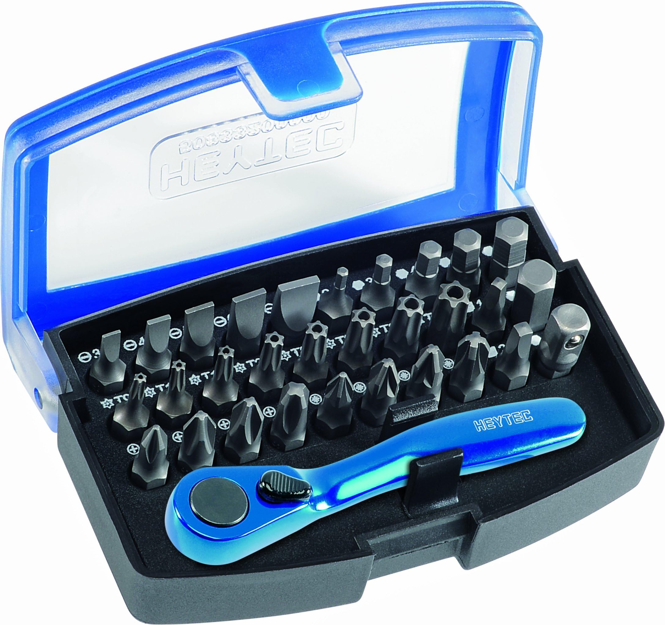 Heytec Heyco 50833300000 Bit Box Set 31-Piece With Wrench