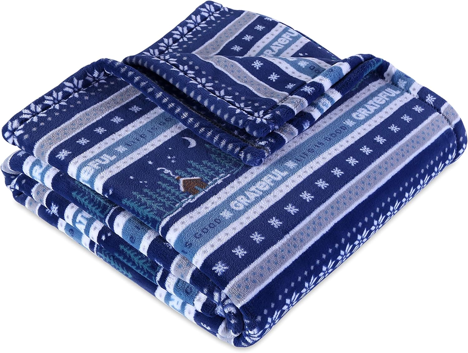 Berkshire Blanket & Life is Good PrimaLite Super Soft Cozy