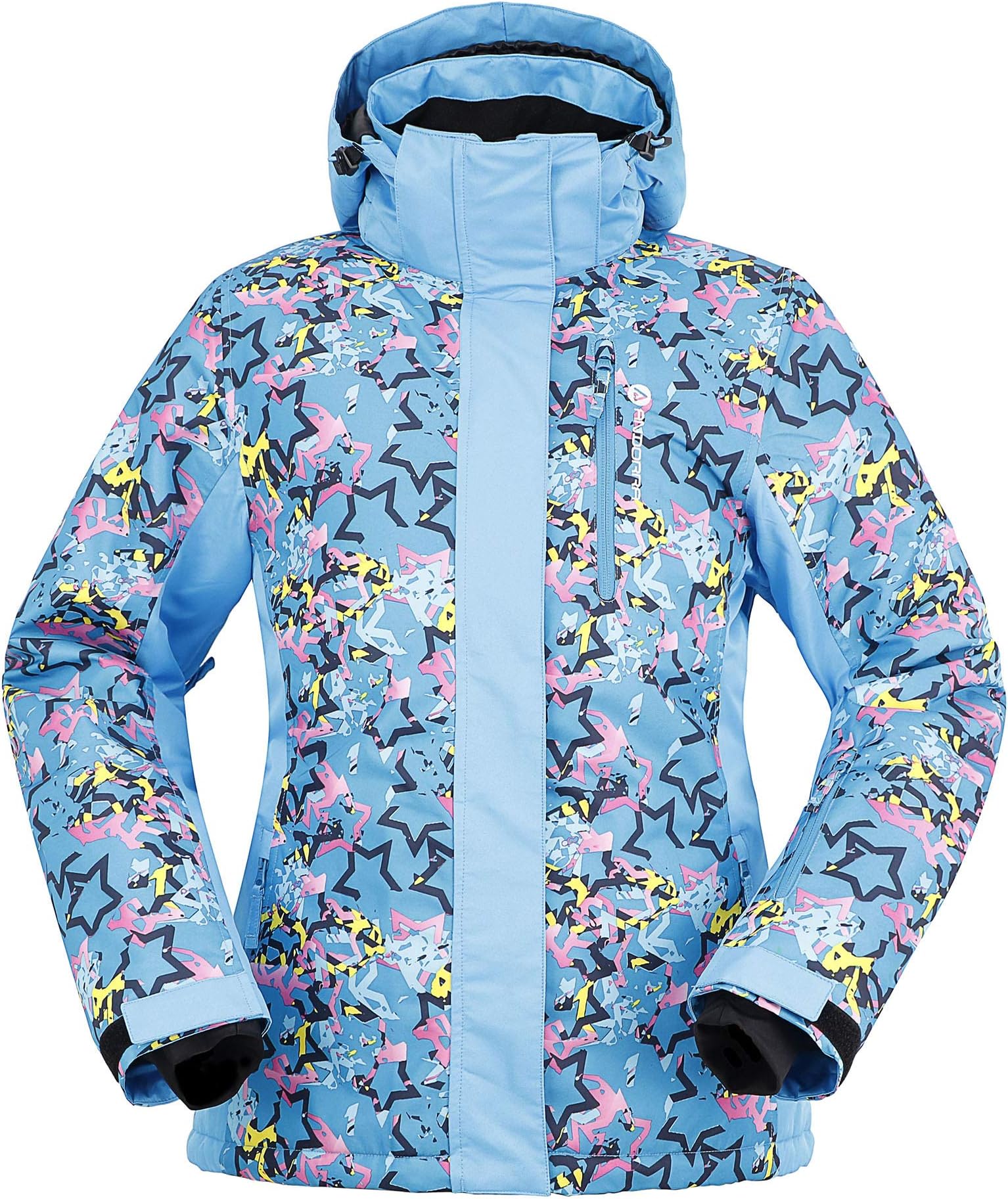 Andorra Women's Performance Insulated Ski Jacket with Zip-Off Hood