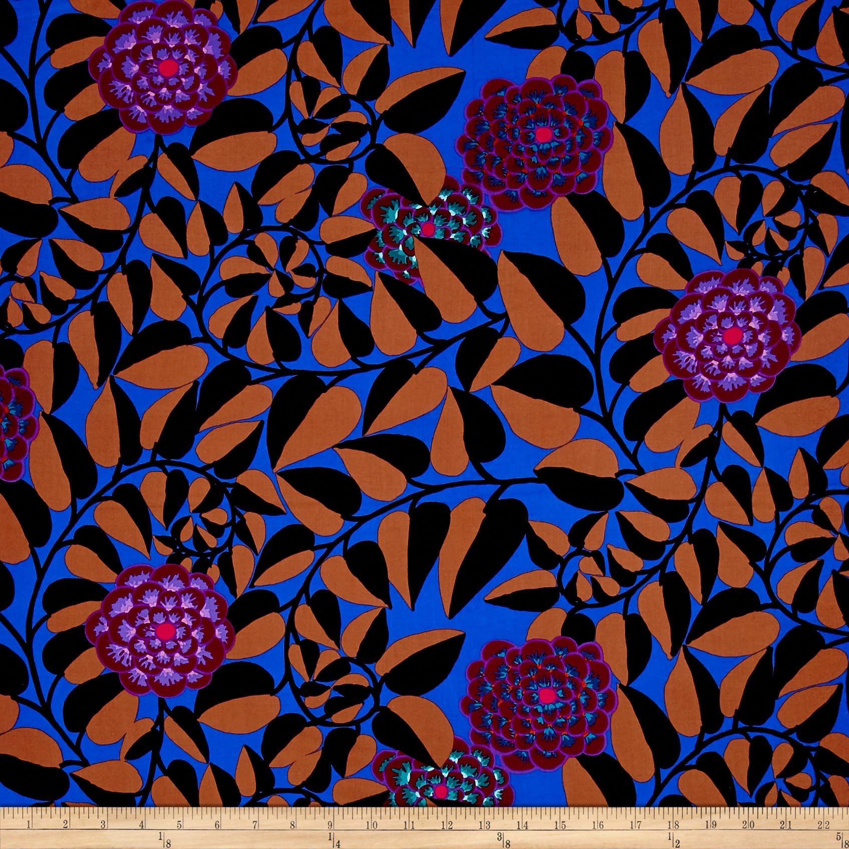 FreeSpirit Fabrics Kaffe Fassett Spring 2017 Vine Royal Fabric by The Yard