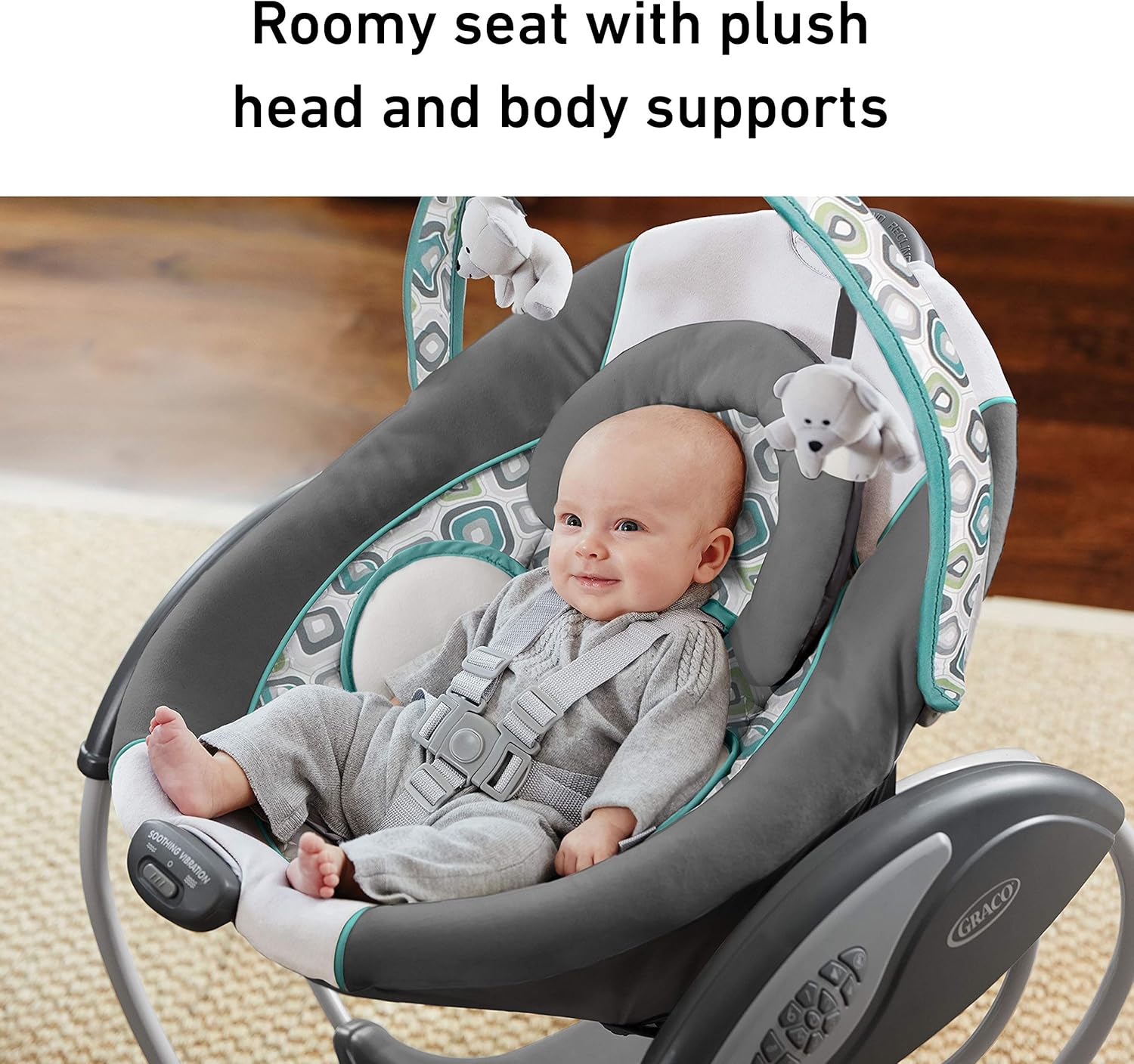 graco swing light blinking