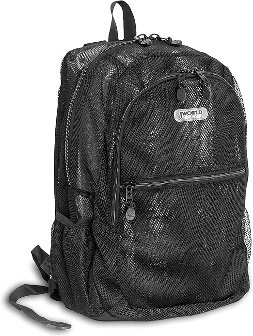 colorful mesh backpack