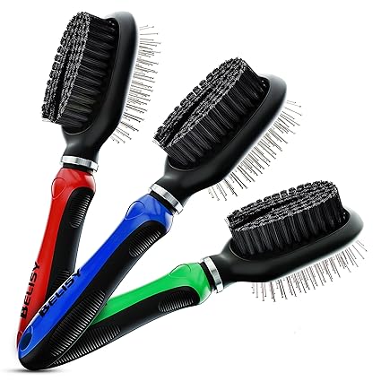 BELISY Katzenbürste & Hundebürste - für Verfilzungen, Knoten & Unterfell - Kurzhaar & Langhaar