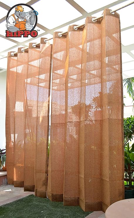 Buy Hippo Decorative Outdoor Eyelets Curtains 90 Sun