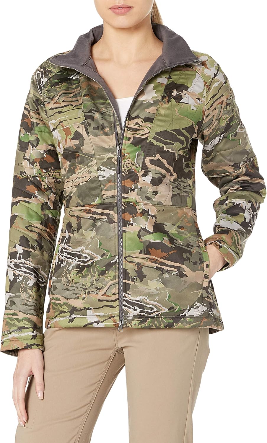 under armour mid season wool jacket