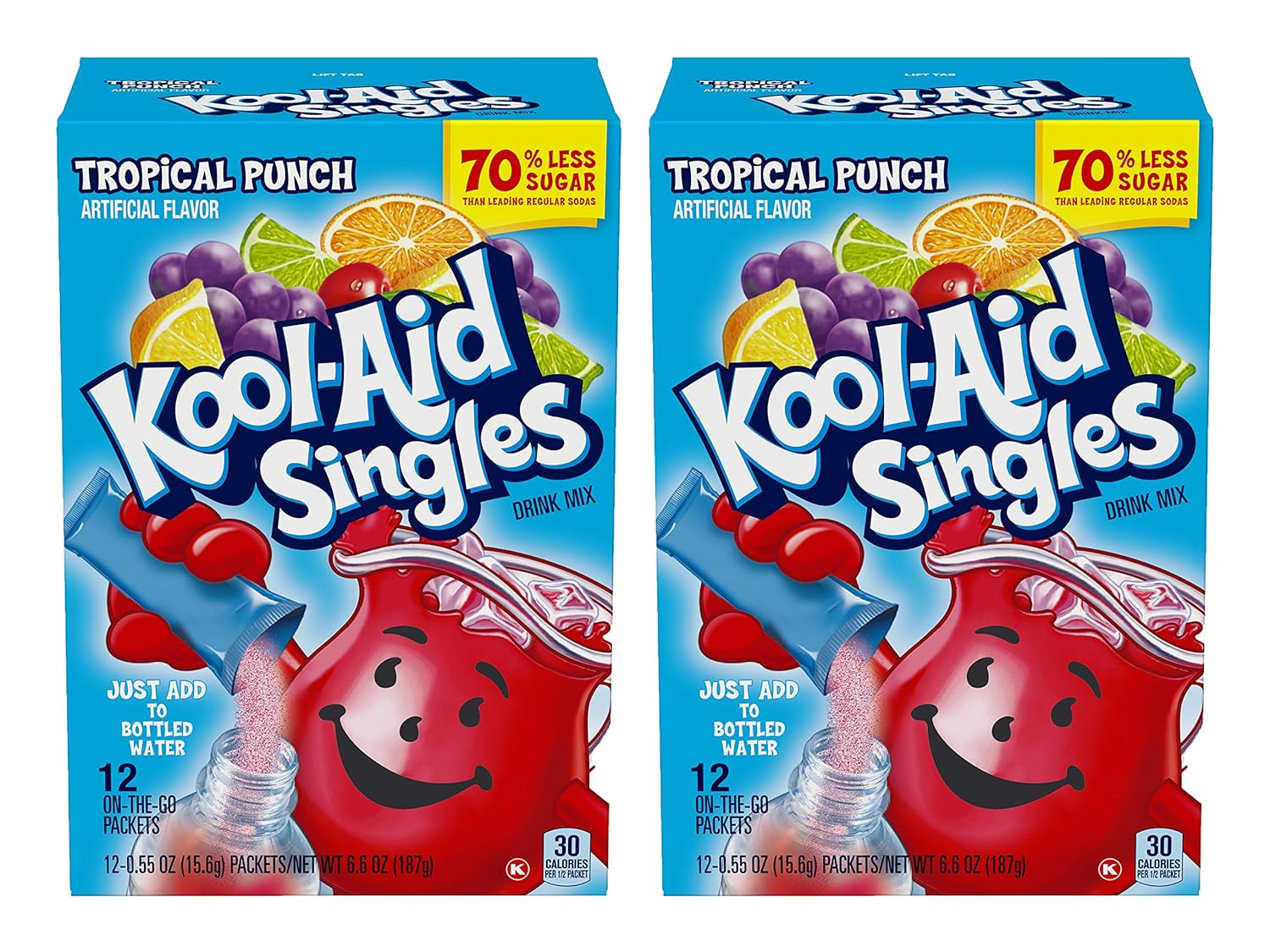 Kool-aid Singles Tropical Punch 12-.055 Oz Box 2-boxes