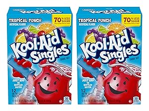 Kool-aid Singles Tropical Punch 12-.055 Oz Box 2-boxes