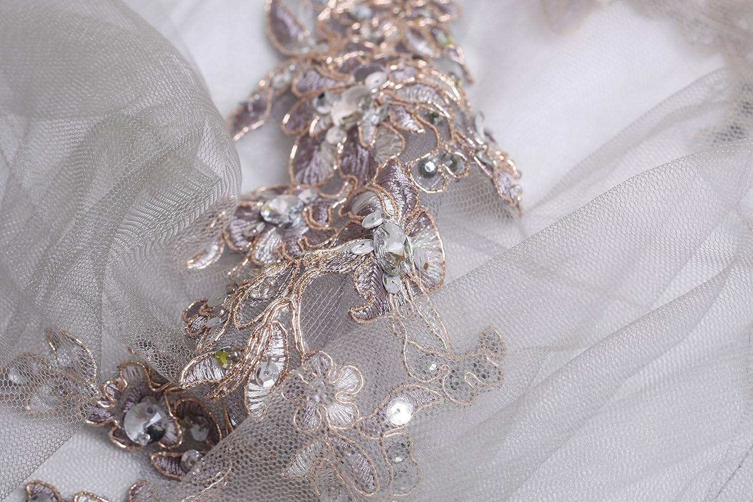 meier women's illusion long sleeve embroidery prom formal dress