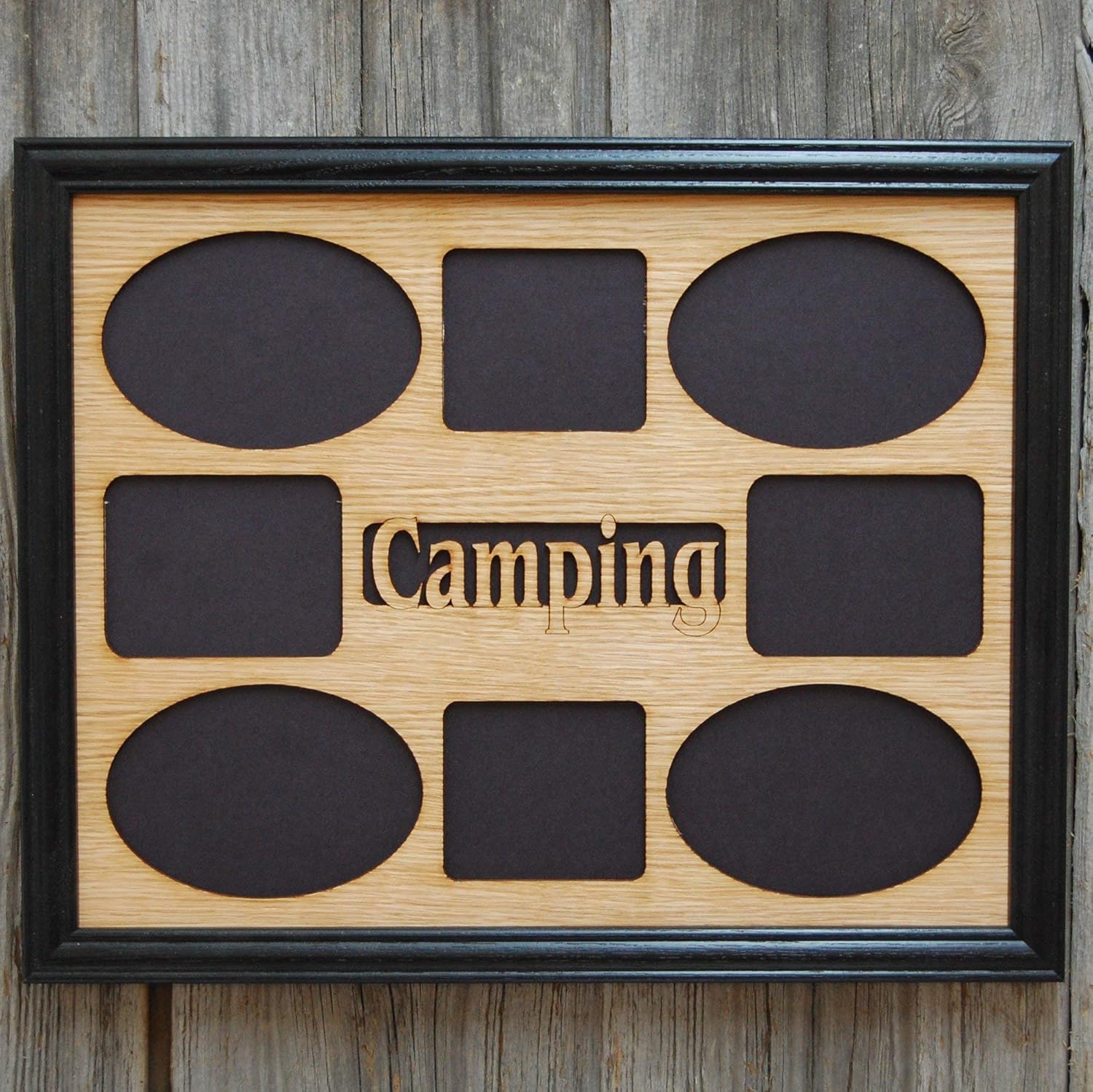 11x14 Camping Picture Frame Handmade