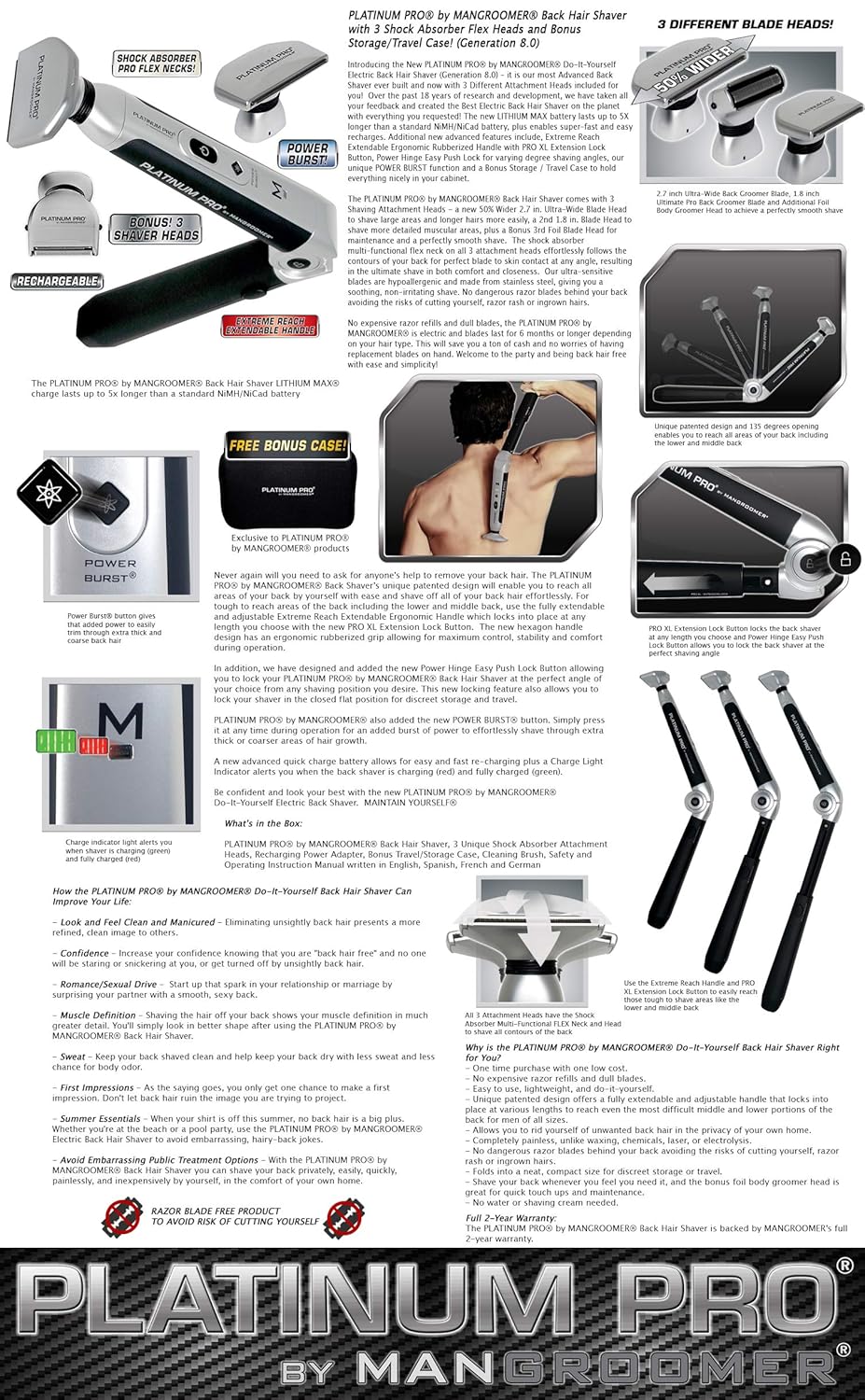 mangroomer replacement blades