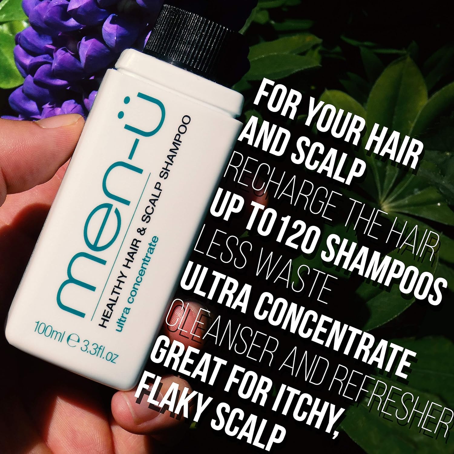 men-u itchy scalp shampoo HEALTHY HAIR & SCALP mens shampoo REFILL 100ml - Image 3