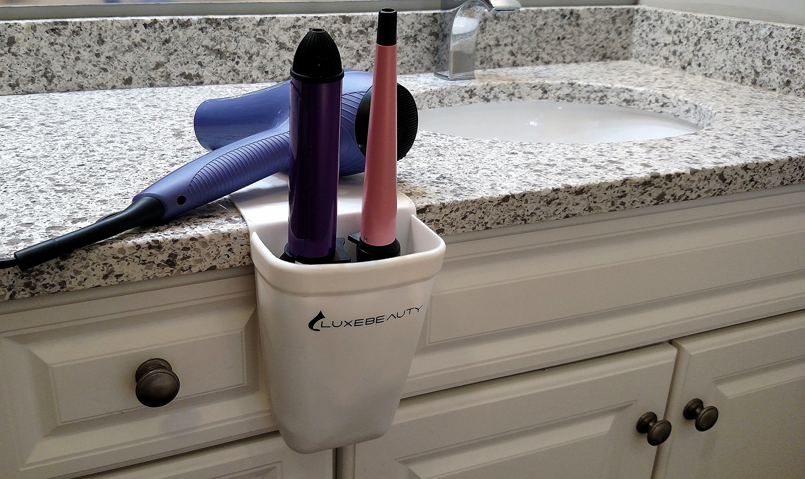 Hair Dryer Holder, Bathroom Beauty Appliance Storage Organizer For Blow