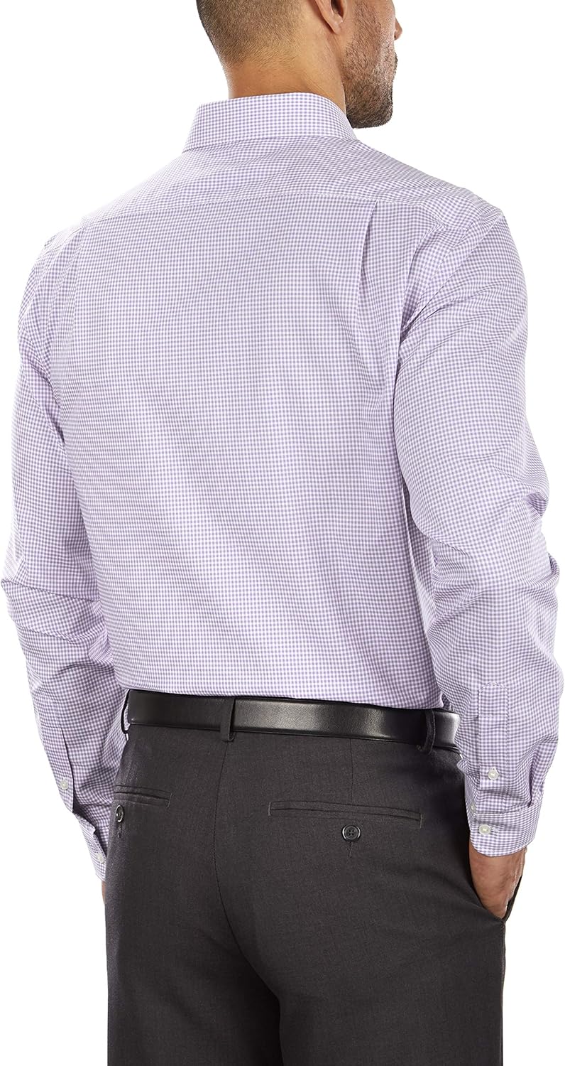 Tommy Hilfiger Men's Dress Shirt Slim Fit Non Iron Gingham at  Men’s Clothing store