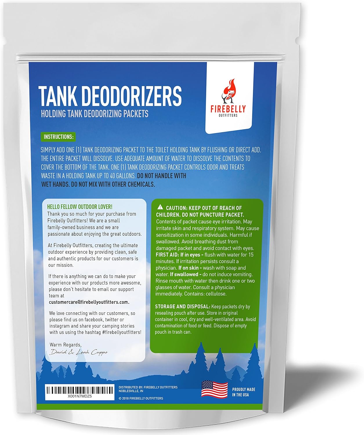 RV Holding Tank Deodorizer + Septic Tank Treatment + Cleaner - 20 Packets, Mulberry – Sewer Solution, Marine Camper Portable Toilet Chemicals, Odor Eliminator, Formaldehyde Free, USA: Sports & Outdoors