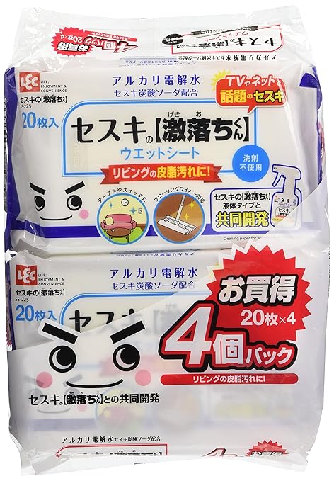 レック セスキの激落ちくんシート フローリング用(4個パック)