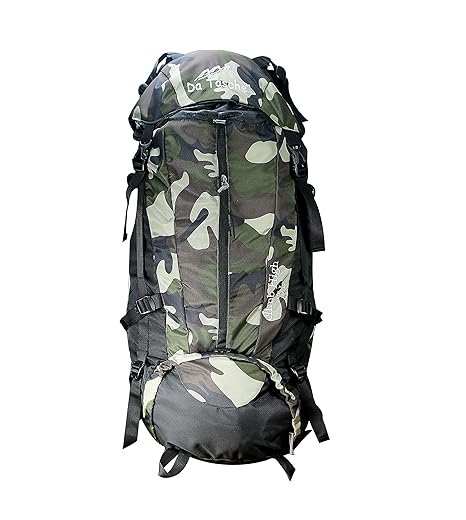 Da Tasche Climb High 75L Military Black Rucksack