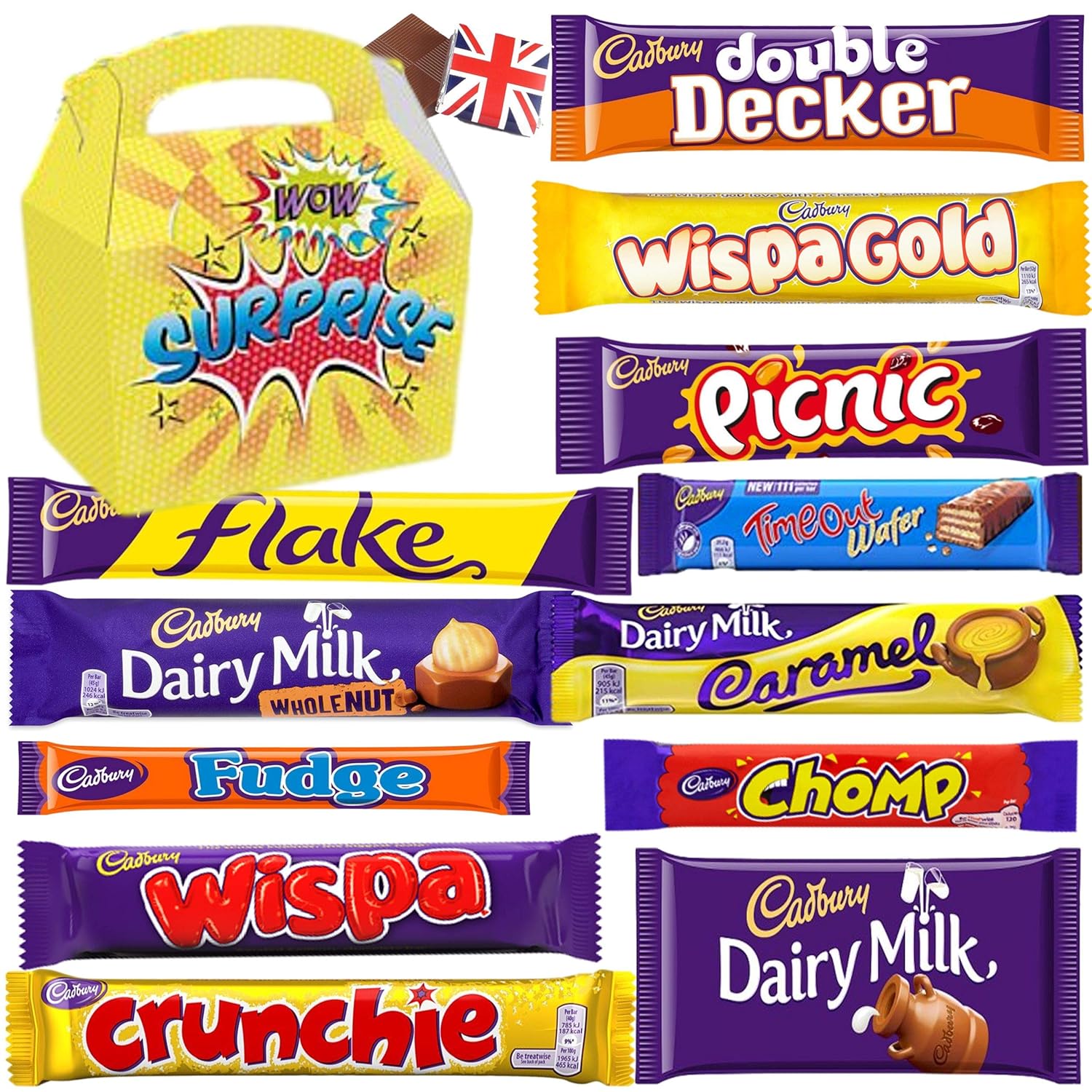 Amazon Com Cadbury Chocolate Selection Box In A Surprise Candy
