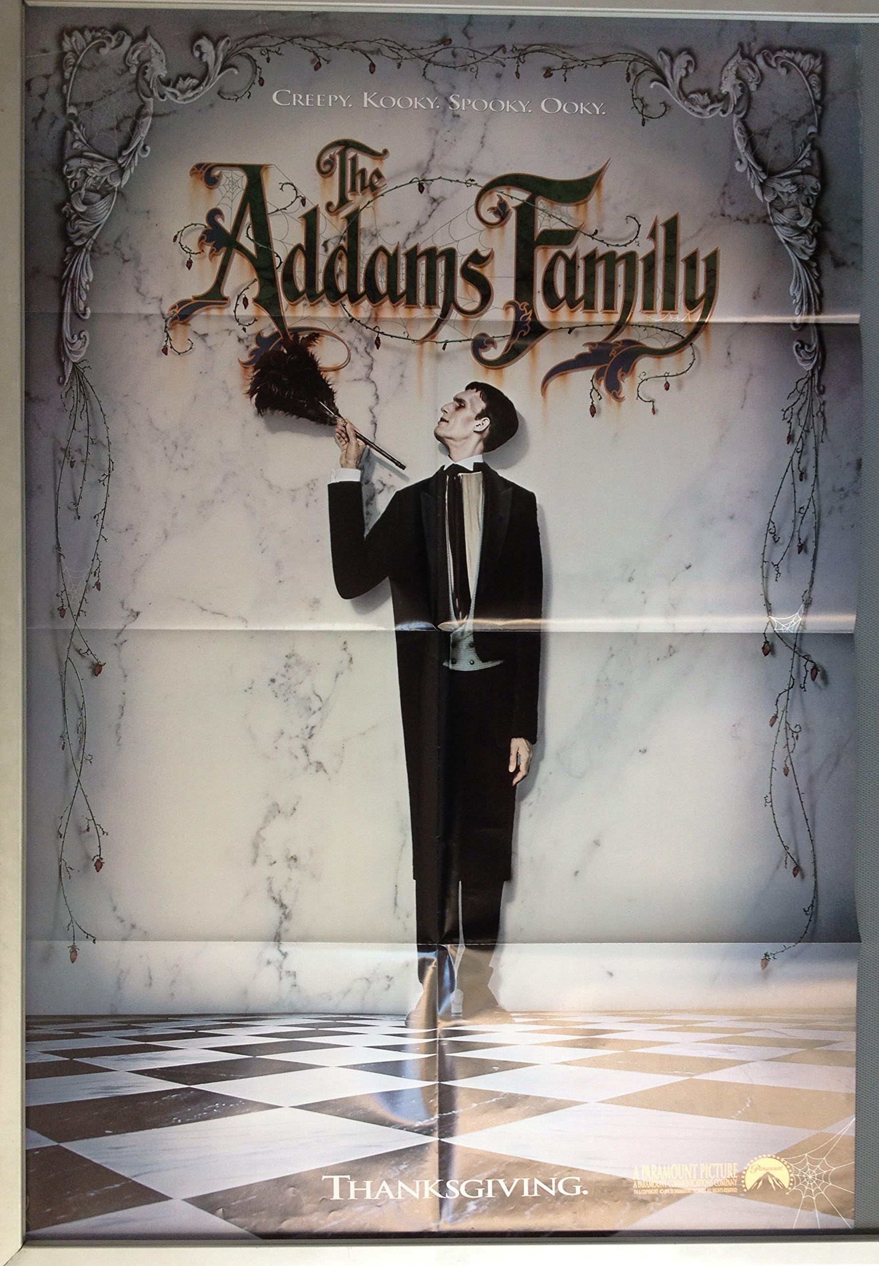 Cinema Poster: ADDAMS FAMILY, THE 1991 (Advance One Sheet) Anjelica Huston Raul Julia