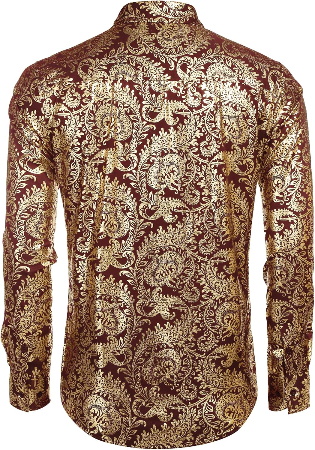 COOFANDY Men's Luxury Design Shirts Floral Dress Shirt Casual Button Down Shirts at  Men’s Clothing store