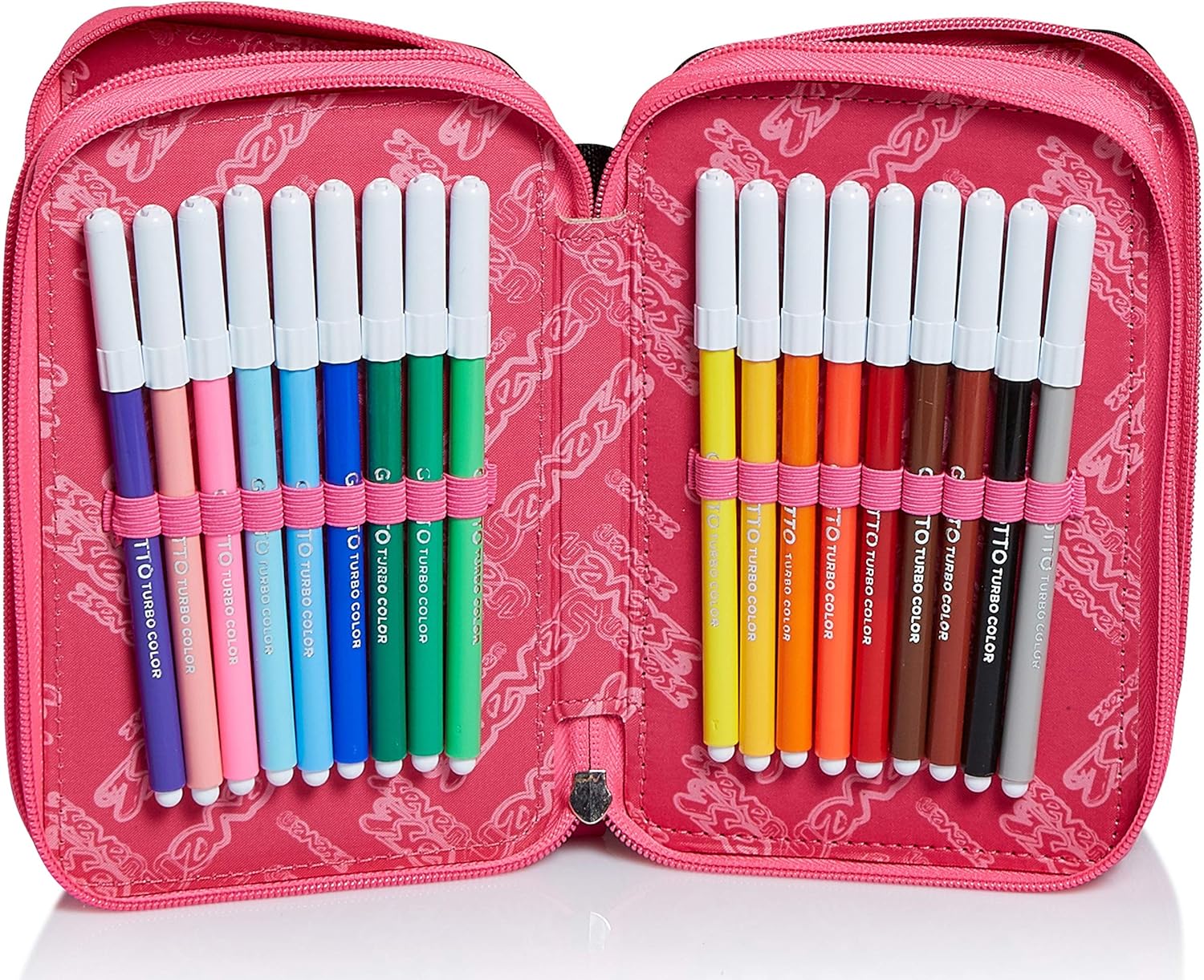Seven Pencil case, Pen bag, multicolor, Box for Stationery Pen Pouch filled with Pens, Markers & more - Image 5