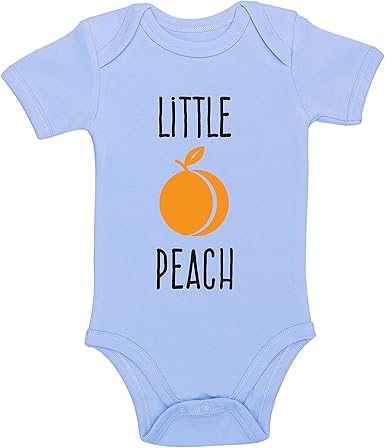 peach baby onesie