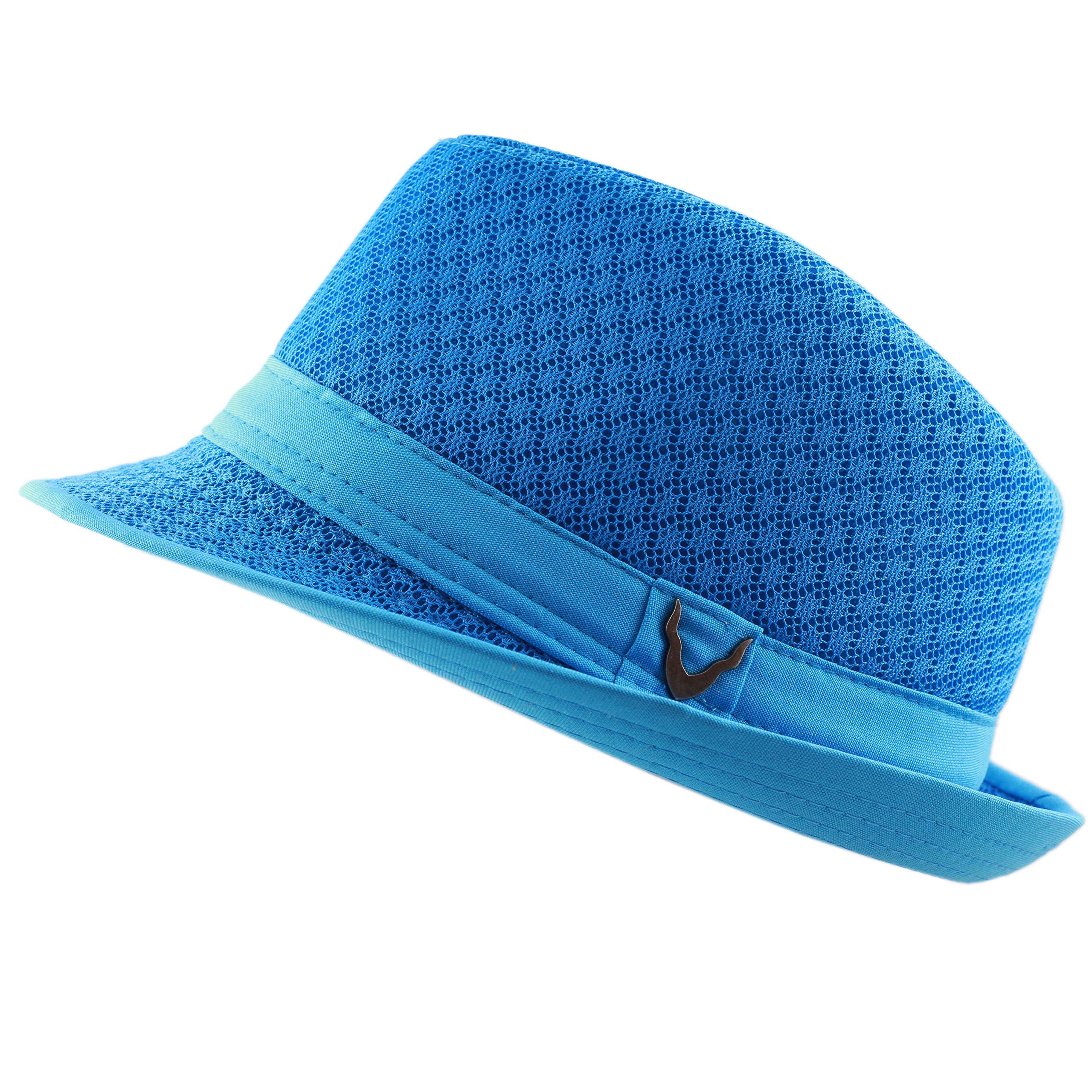 Classic Soft Cool Mesh Fedora Hat 