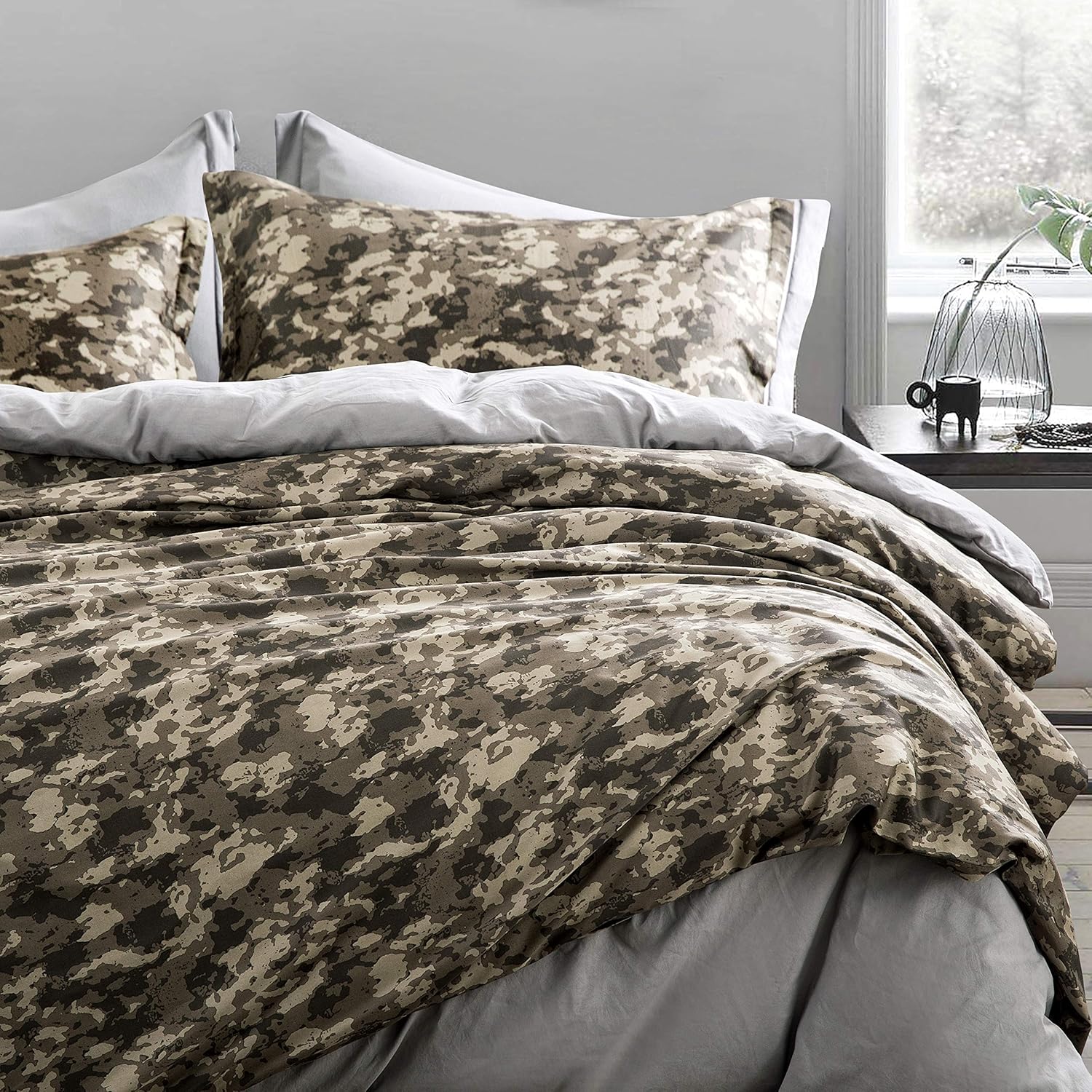 Eikei Camouflage Bedding Duvet Cover Set 100 Cotton