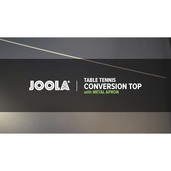 JOOLA Conversion Table Tennis Top with Metal Apron, Foam Backing and