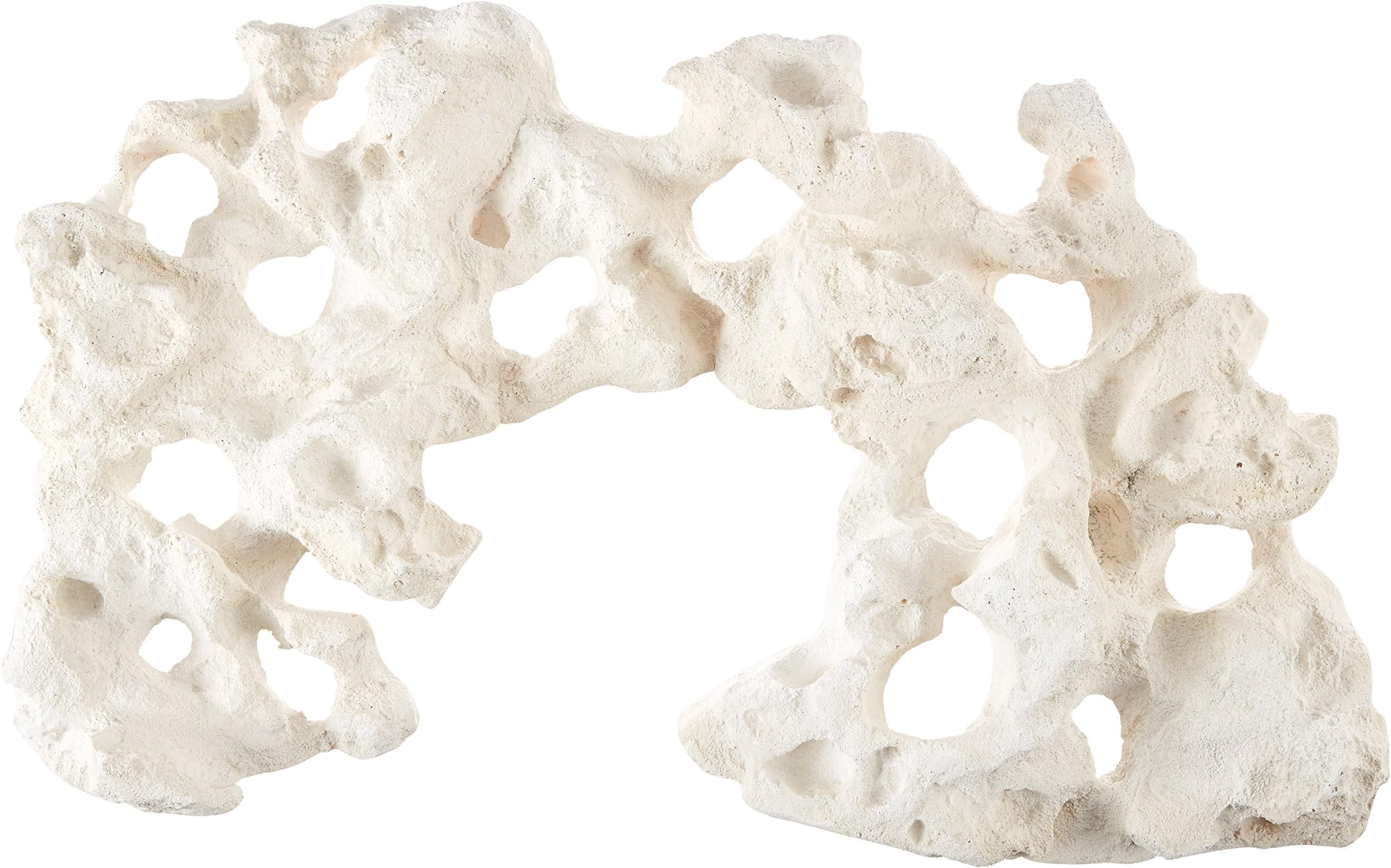 Universal Rocks Decorock-044-20 Decorative Artificial Texas Holey Rock, White