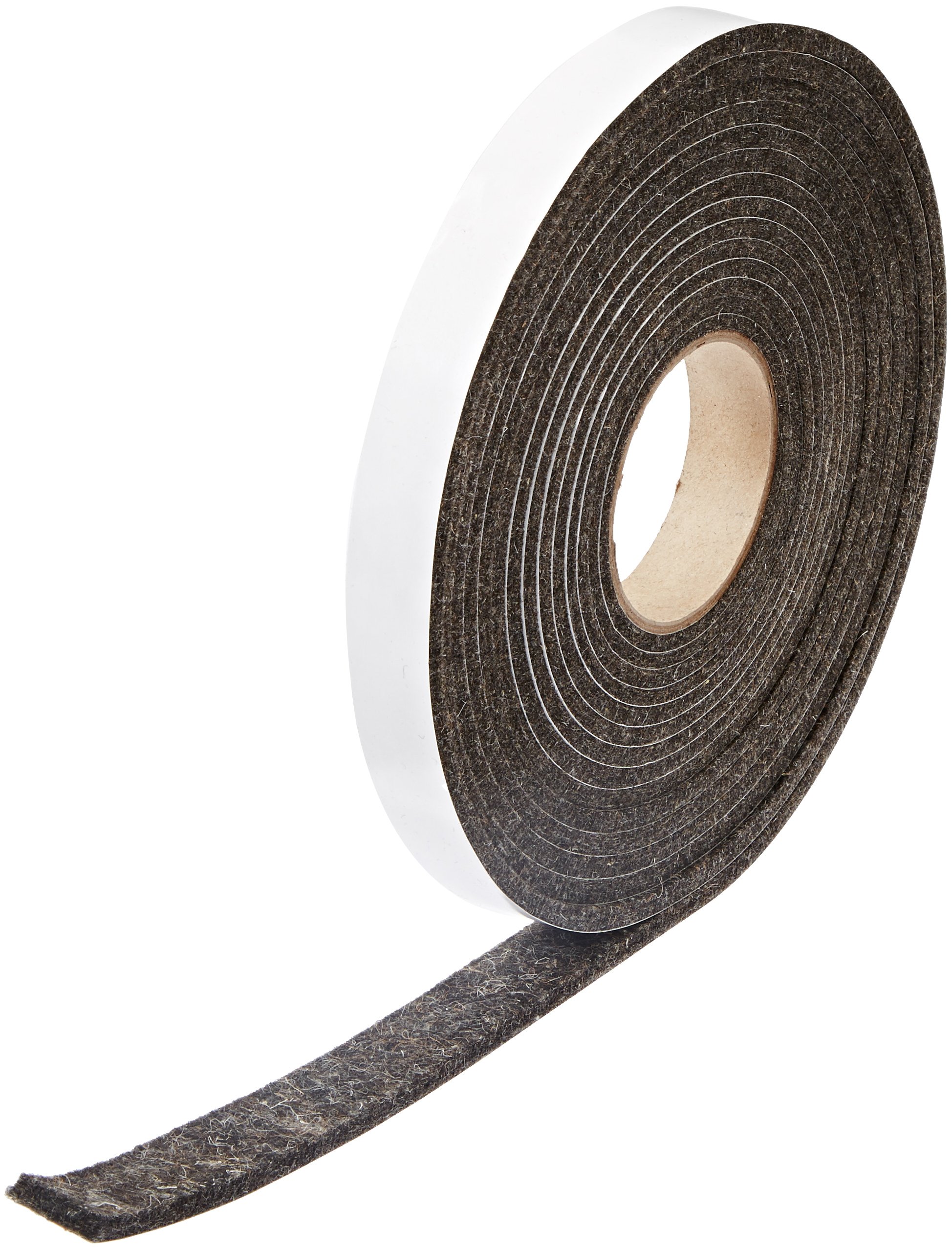Grade F26 Pressed Wool Felt Strip Gray SAE J314 Adhesive Backed 1/8