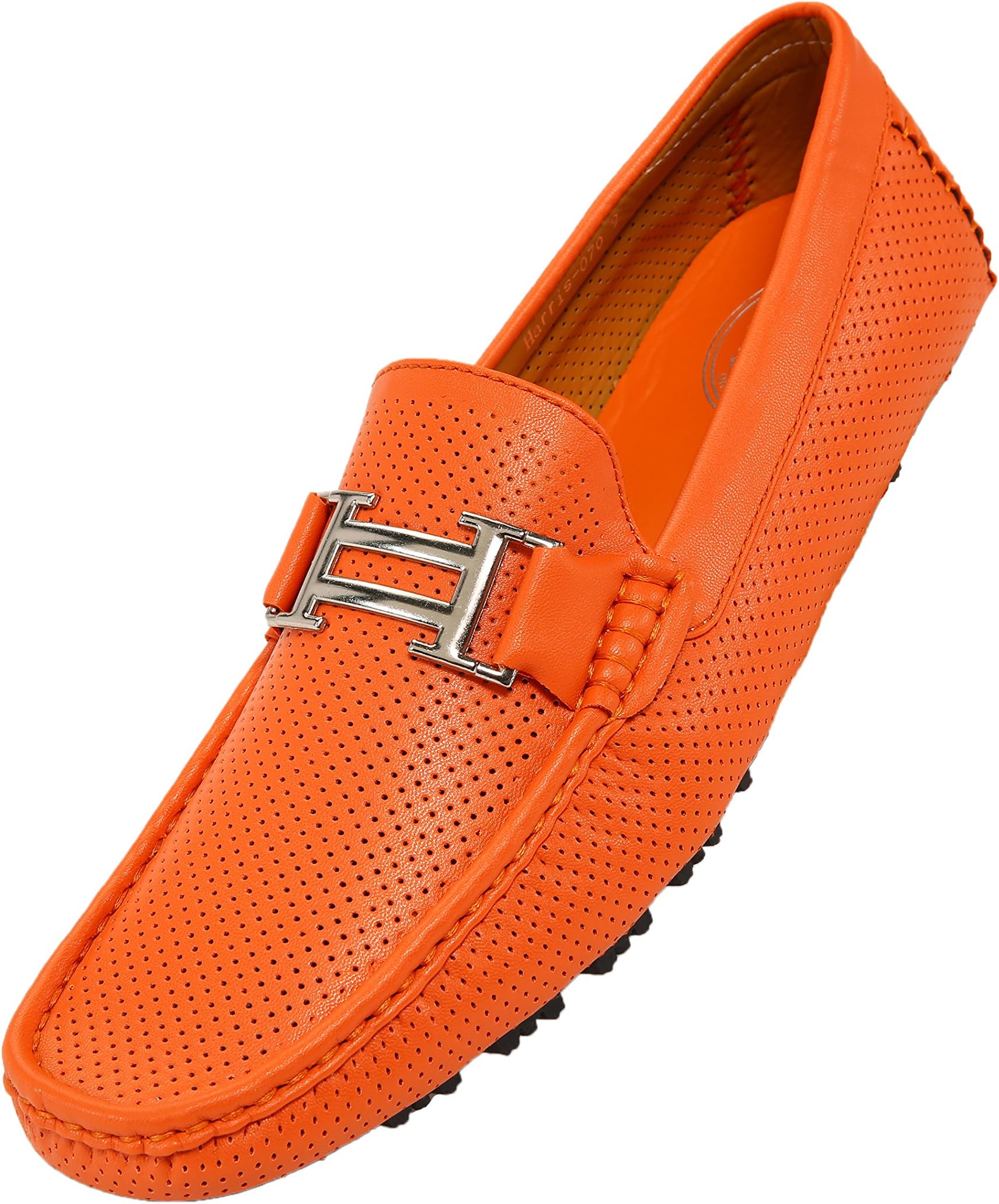 Driver - Men's Driving Moccasins – Mens Slip On Loafer Moccasins, Slip-on Dress Shoes - Original Men's Driving Moccasins with Silver Bit
