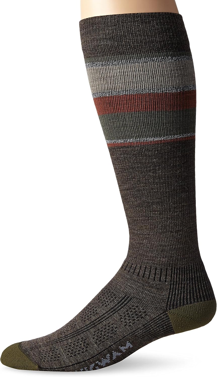 Wigwam Men's Tall Trekker Fusion Ultimax Hiking Sock,Taupe