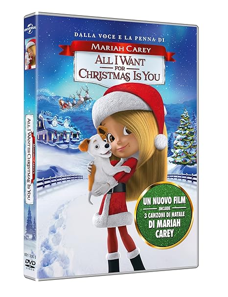 Mariah Carey Canzone Di Natale.Mariah Carey All I Want For Christmas Is You Dvd Amazon It Mariah Jack Mariah Jack Film E Tv