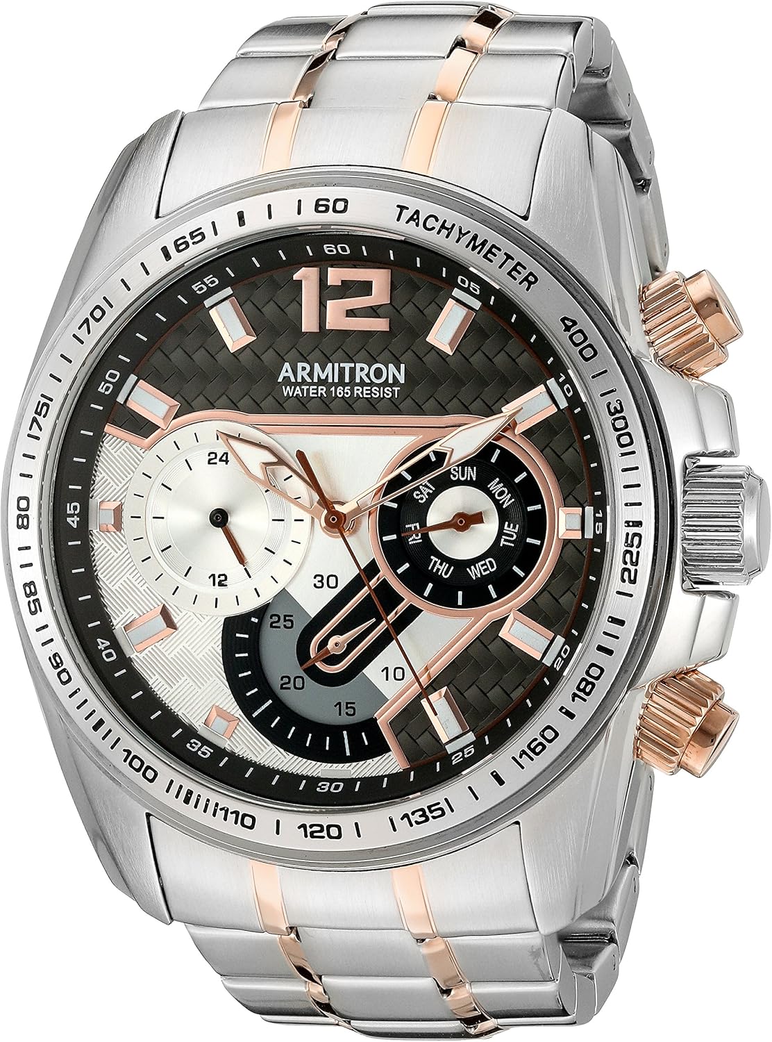 Armitron Men's 20/5149GYTR MultiFunction Dial TwoTone