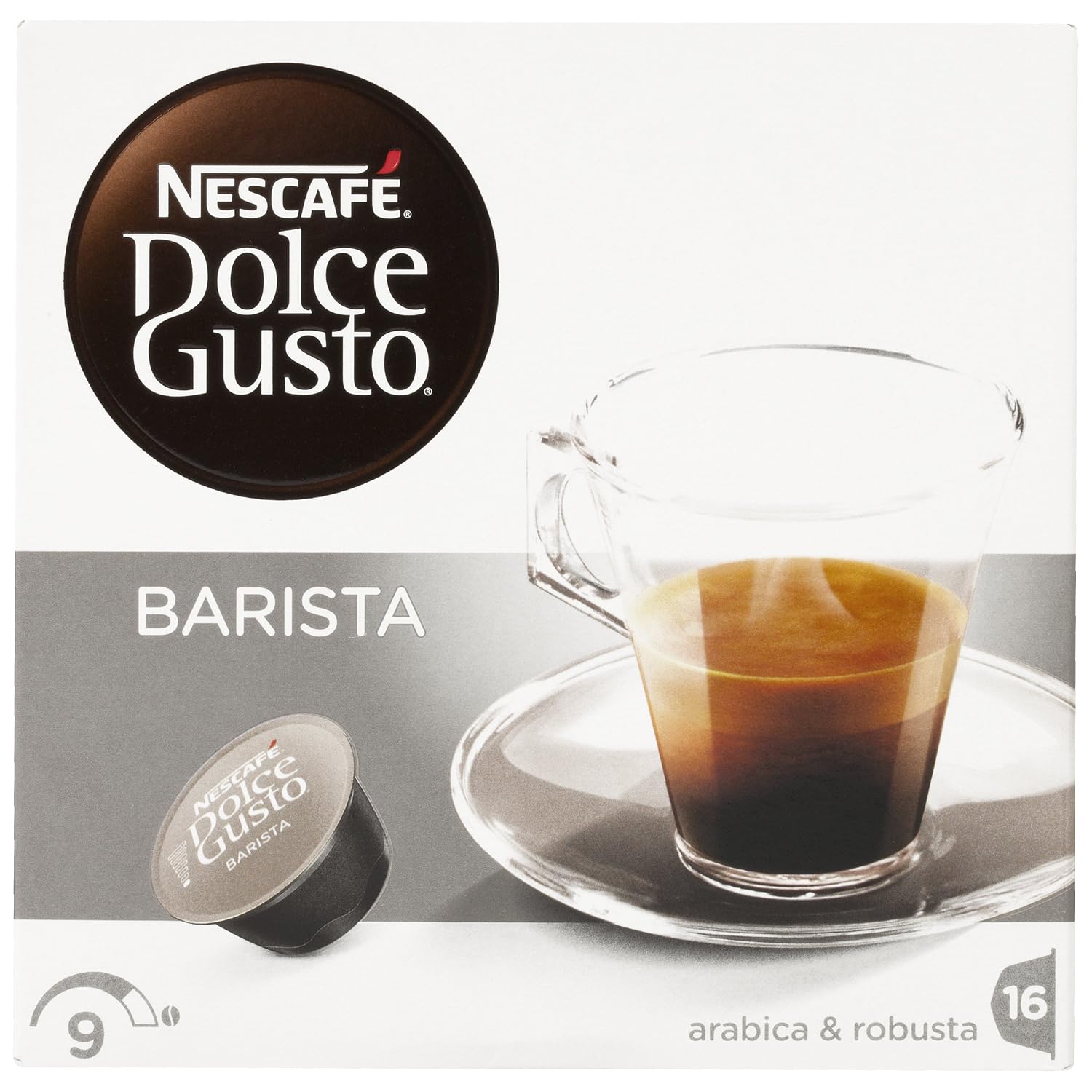 NESCAFÉ DOLCE GUSTO Barista Coffee Pods, 16 Capsules (16 Servings