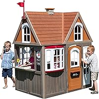 KidKraft Greystone Cottage Playhouse with EZ Kraft Assembly