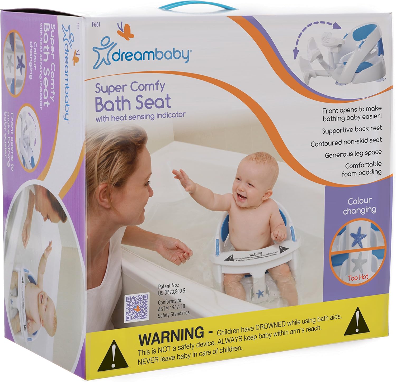 dreambaby fold away bath seat