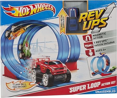Hot Wheels Rev Ups Super Loop Action 