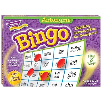 Amazon トレンド 英単語 ビンゴゲーム 反対語 Trend Antonyms Bingo