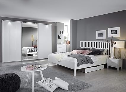 Rauch Mobel Seattle Nachttisch Im Landhaus Stil Mit 2 Schubladen In Weiss Bxhxt 50 X 43 X 33 Cm Amazon De Kuche Haushalt