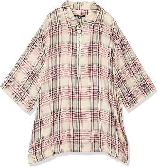 Amazon サジェスション 半袖シャツ Suggestion 総柄ハーフジップ 半袖プルオーバーシャツ メンズ シャツ 通販