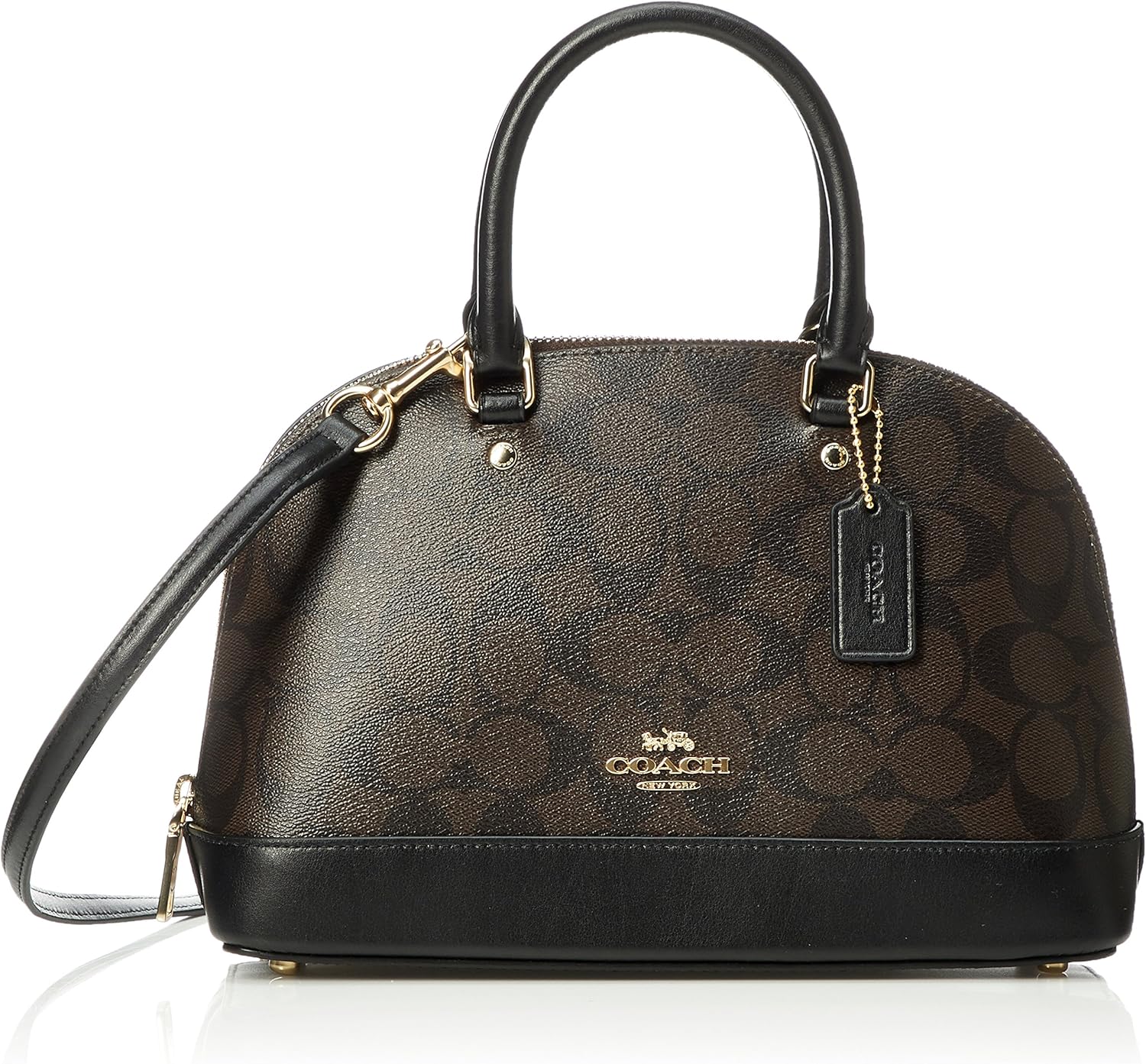【コーチ】ショルダーバッグ F27583 シグネチャー ハンドバッグ PVC レザー 2WAY [並行輸入品]  ブラウン/ブラック