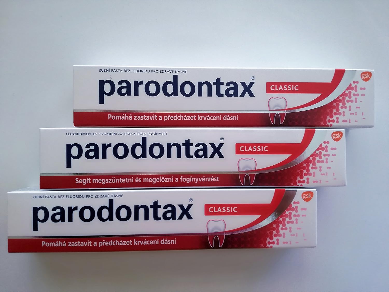 Parodontax Herbal Toothpaste Fluoride free 3×75 ml (8,44 LB/100ml